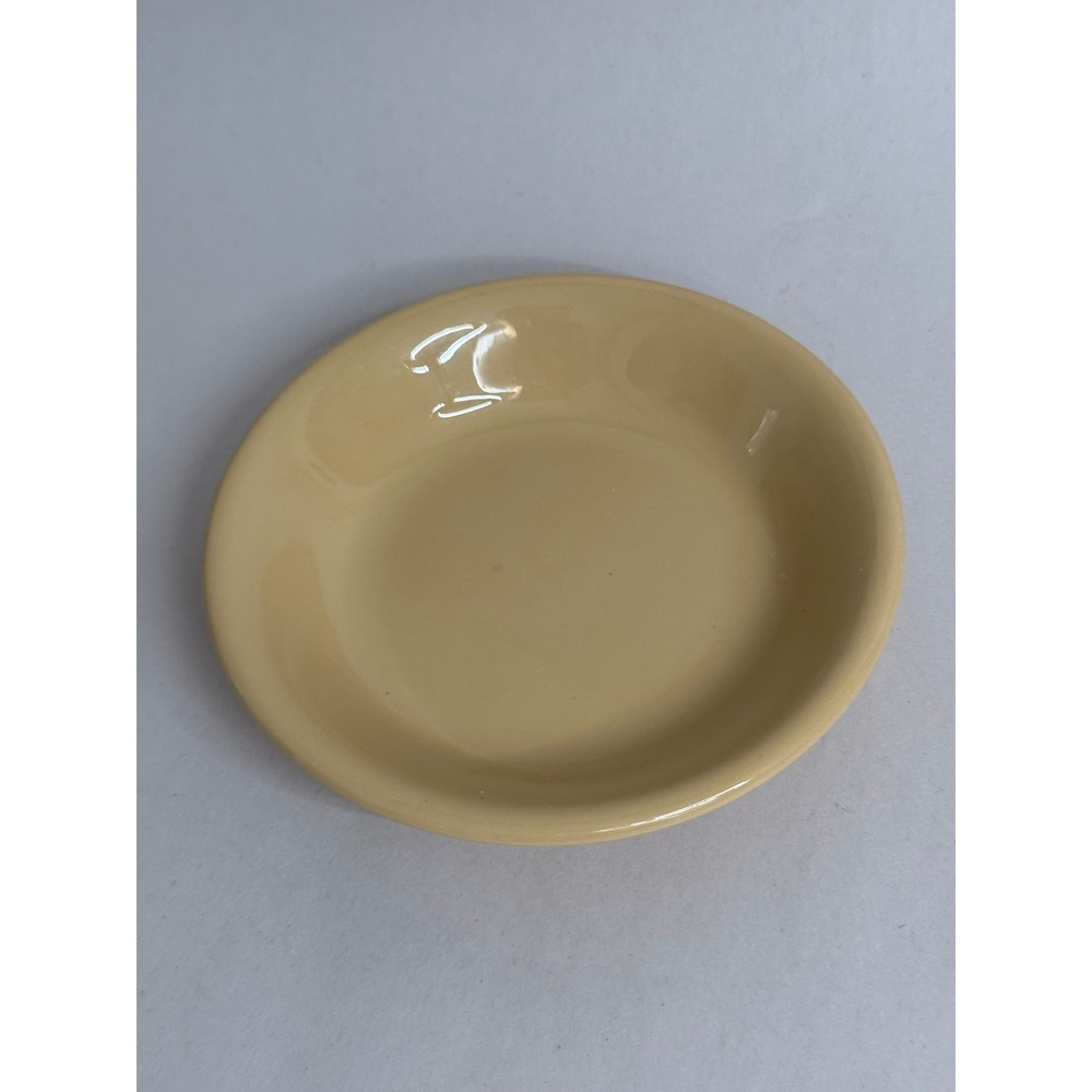 Roloc Genuine China Small Yellow Dish Clarksburg WV USA Restaurant ware‎